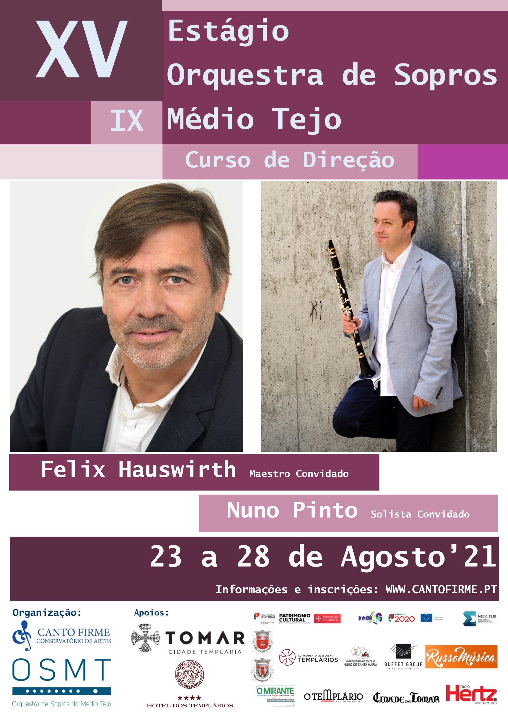 XV Estágio da Orquestra de Sopros do Médio Tejo – IX Curso de Direção 2021